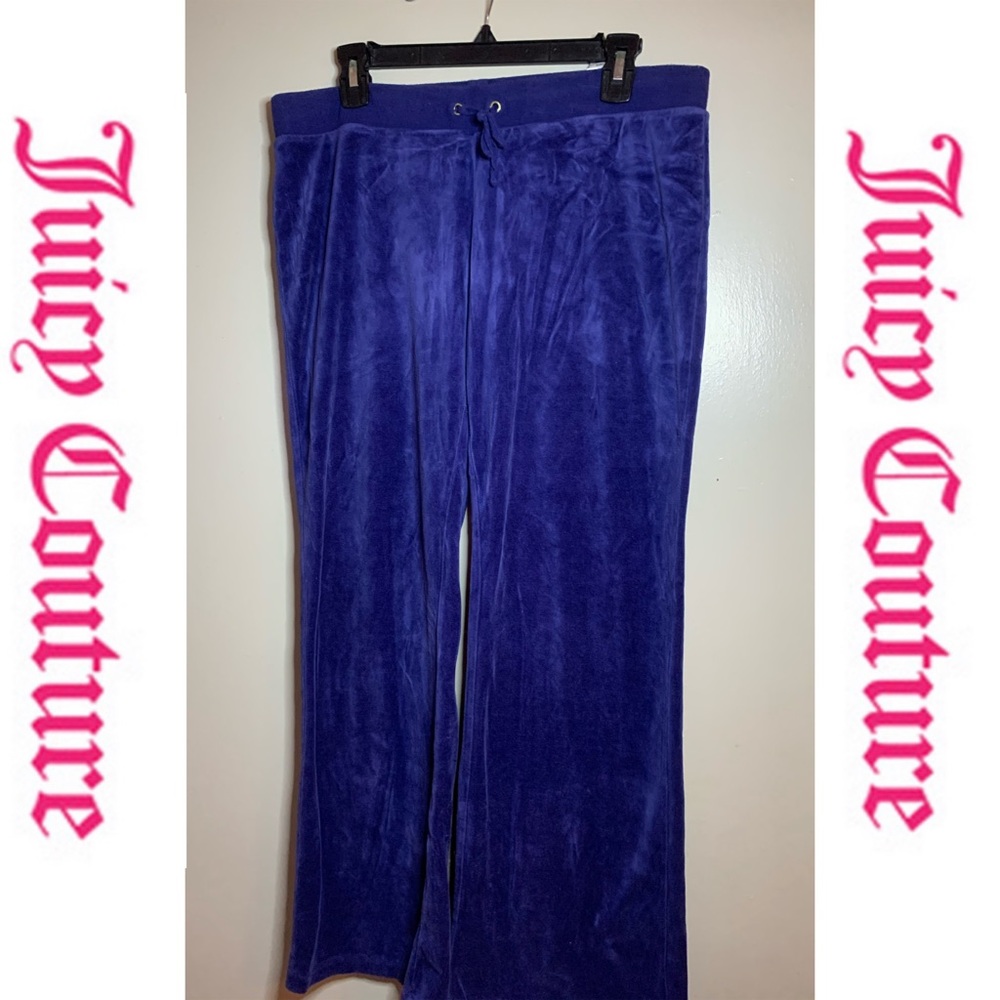 ❤️‍🔥✨Vintage Velour blue juicy couture track pants✨❤️‍🔥